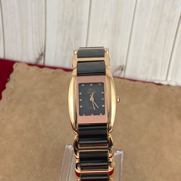 Stunning Daniel Steiger "Eden" Watch 18 Karat Rose Gold Plated, Diamond Accents - Picture 2 of 8